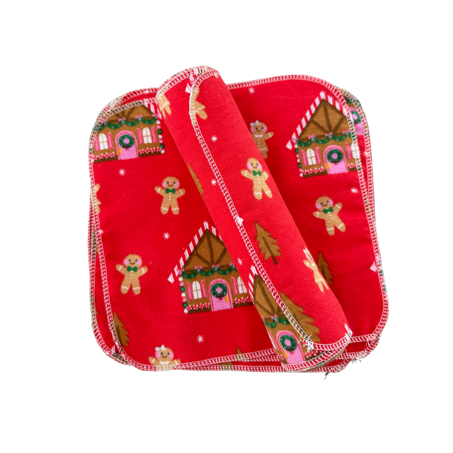 Reusable Non Paper Towels - Christmas