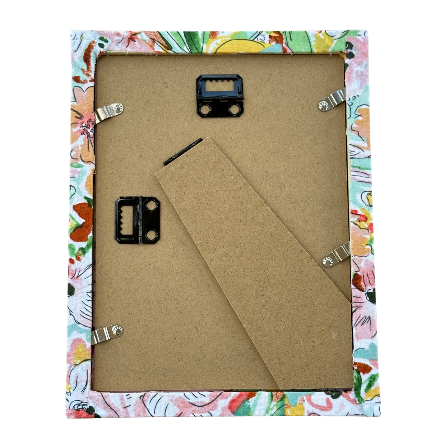 Fabric Wrapped Frame - Floral Watercolor