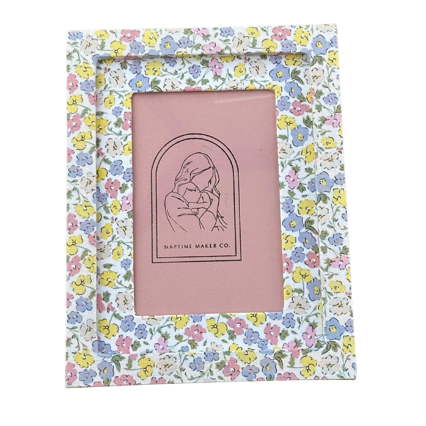 Fabric Wrapped Frame - Light Vintage Floral