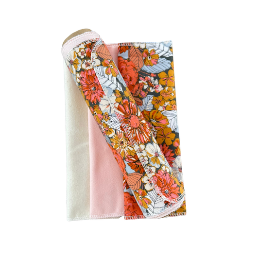 Reusable Non Paper Towels - Fall Floral
