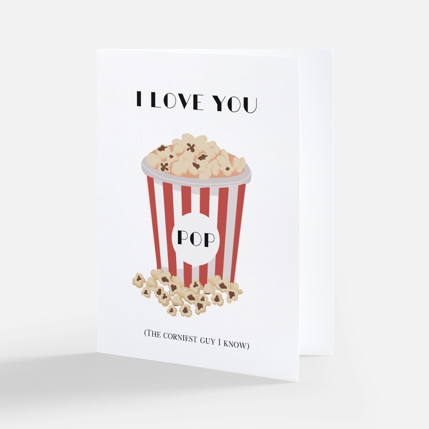 I Love You Pop(corn) Card