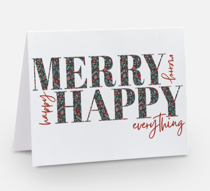 Merry Happy Everything Card