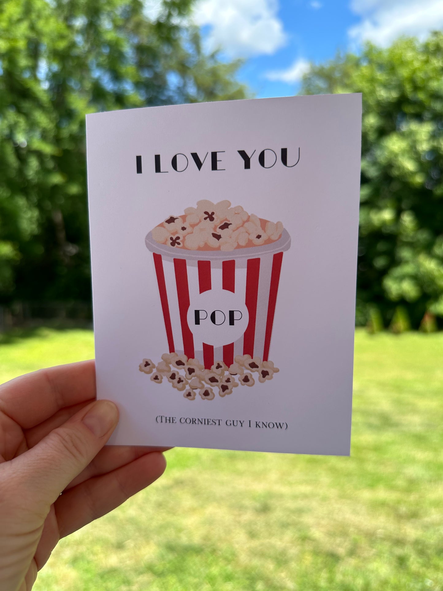 I Love You Pop(corn) Card