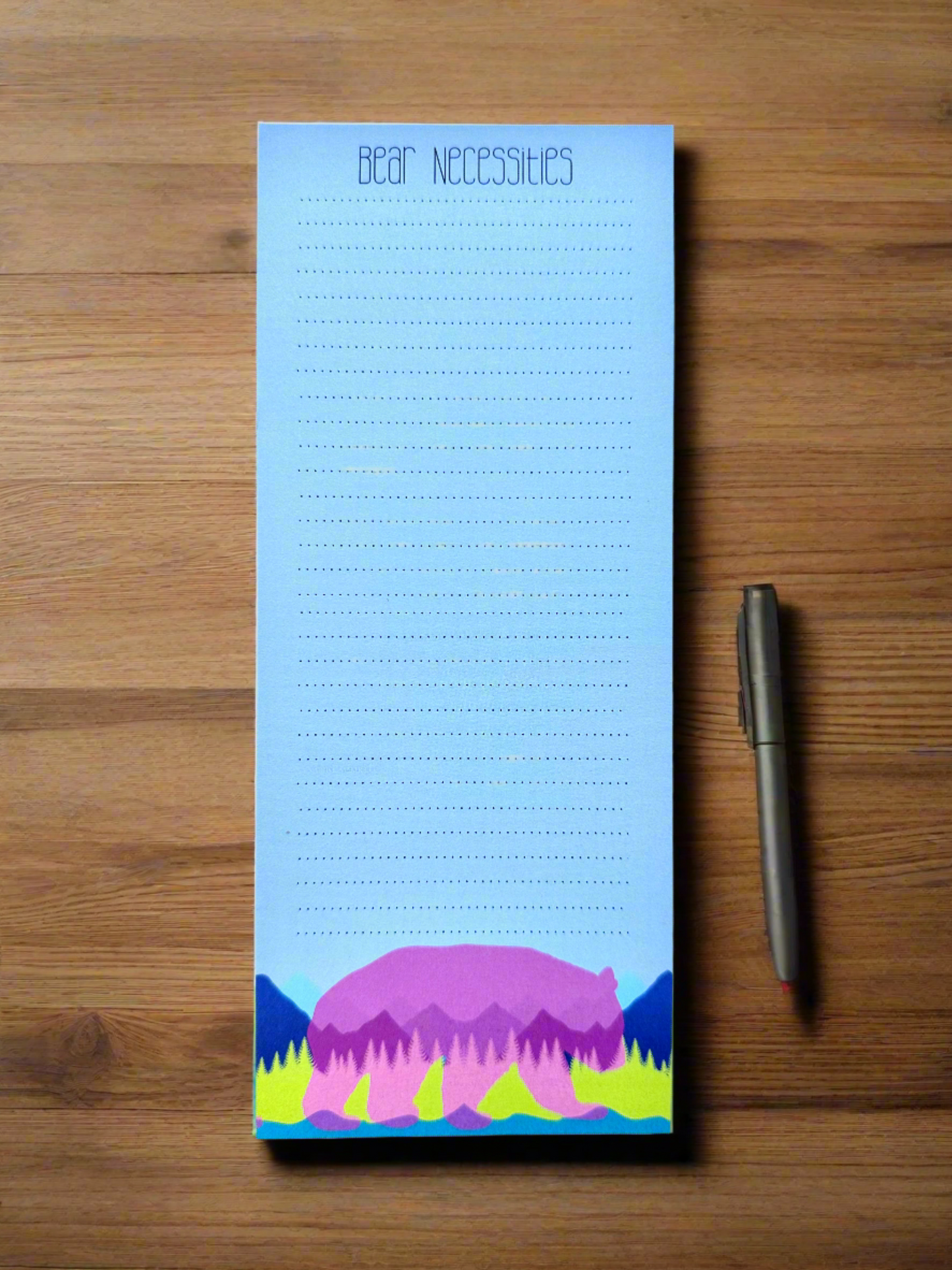 Bear Necessities Notepad