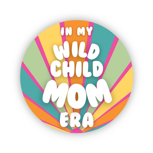 Wild Child Mom Era Sticker