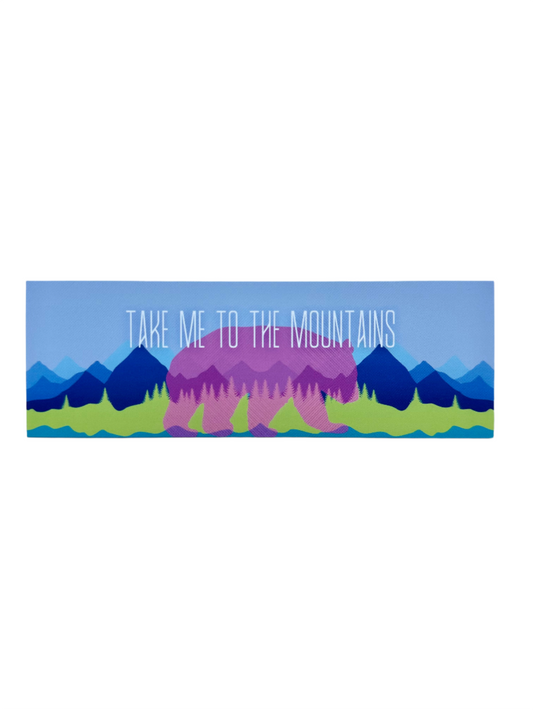 Take Me To The Mountains Bookmark